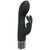 Royal Gems Royal Rabbit - 10 Speed Silicone Rechargeable Vibrator - Black