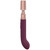 LoveLine - Traveler G-Spot - Rechargeable - Burgundy with lube compartment showing