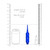 Circe 10 Speed Bullet With Silicone Sleeve - Royal Blue dimensions