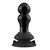 Rimly - Suction Cup and Remote 10 Speed Glass Plug - Black
