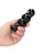 Ribbly - Suction Cup and Remote 10 Speed Glass Plug - Black in hand