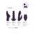 Pleasure Kit #6 - Purple information of each attachment