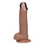 RealRock - Wireless 8" Metalhead Rechargeable Remote Control Vibrating with Balls - Tan
