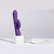 VIVE Nari - Vibrating and Rotating Wiggle G Spot Rabbit - Purple on display