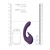 VIVE Miki - Pulse-Wave & Flickering Silicone Vibrator - Purple dimensions