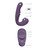 VIVE Zaki - Silicone Airwave Vibrating G Spot Vibrator - Purple motor points