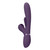 VIVE Ena - Thrusting G Spot Vibrator w/Flapping Tongue & Air Wave Stimulator - Purple side view