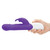 Rechargeable Thrusting Rabbit Vibrator - Purple in hand