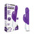 Rechargeable Thrusting Rabbit Vibrator - Purple with box