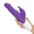 Rechargeable Realistic Rabbit - Purple in hand