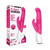 Rechargeable G Spot Rabbit Vibrator - Hot Pink with box