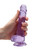 Realistic 7" Dildo with Balls (Purple) in hand