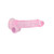Realistic 8" Dildo with Balls (Pink)
