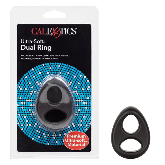 Ultra-Soft Dual Ring Cock Ring with package