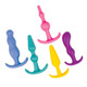 Anal Lovers 5pc Kit - Multi Color all 5 pieces