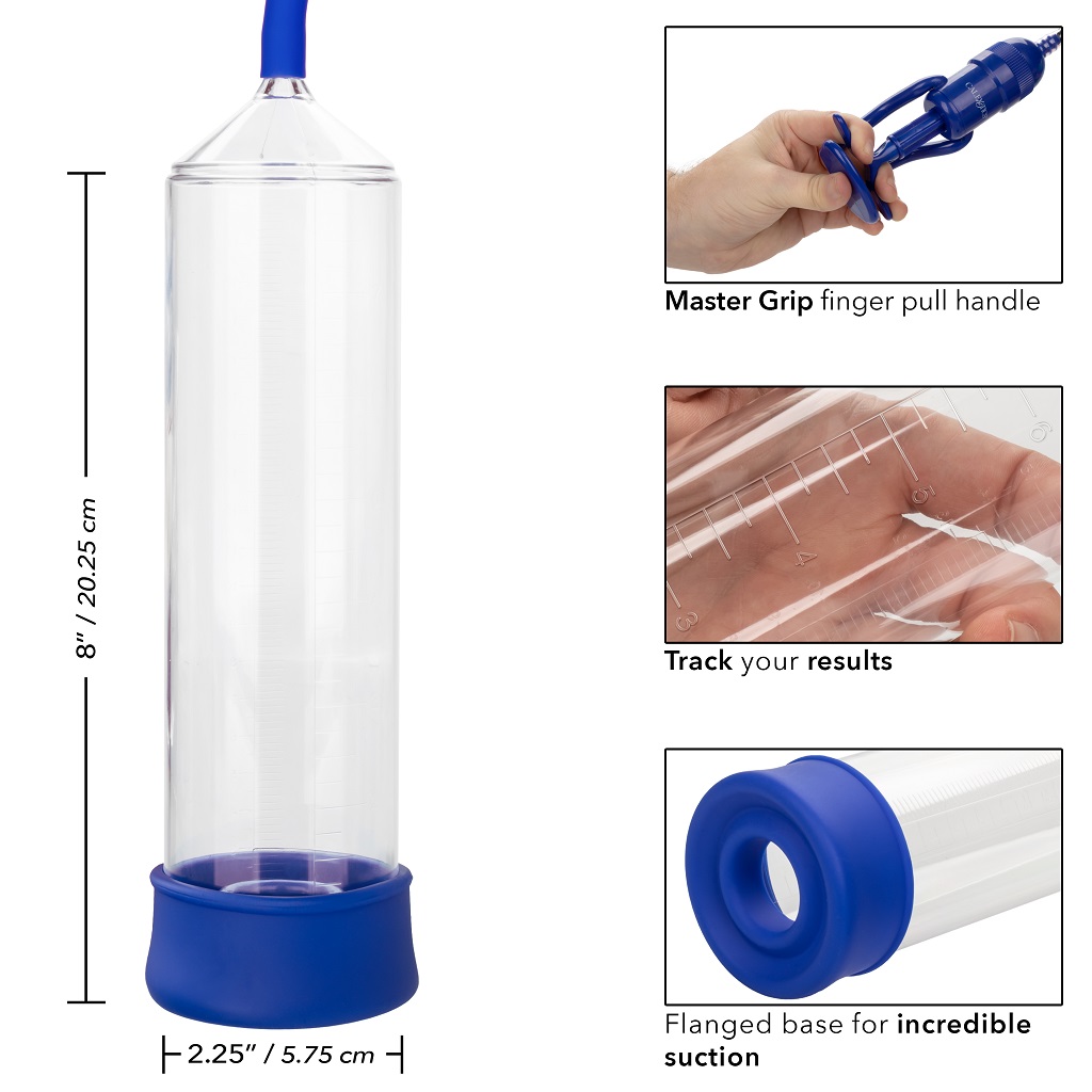 Admiral Rechargeable Rock Hard Pump Kit -Blue
