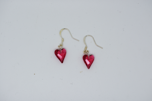Swarovski Heart earrings