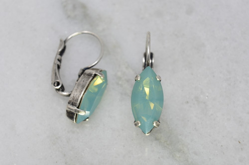 Swarovski Pacific Opal Navette earrings