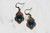 Moorish drops with Bermuda blue stones