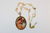 Alphonse Mucha Pendant with Rose Chain