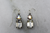 Vintage Clear Crystal Octagon and AB Swarovski earrings