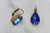 Swarovski Teardrop Bermuda Blue earrings