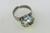 Icelandic Ice Cushion Cut Swarovski Ring