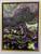 Acrylic fluid artwork, unvarnished, framed.