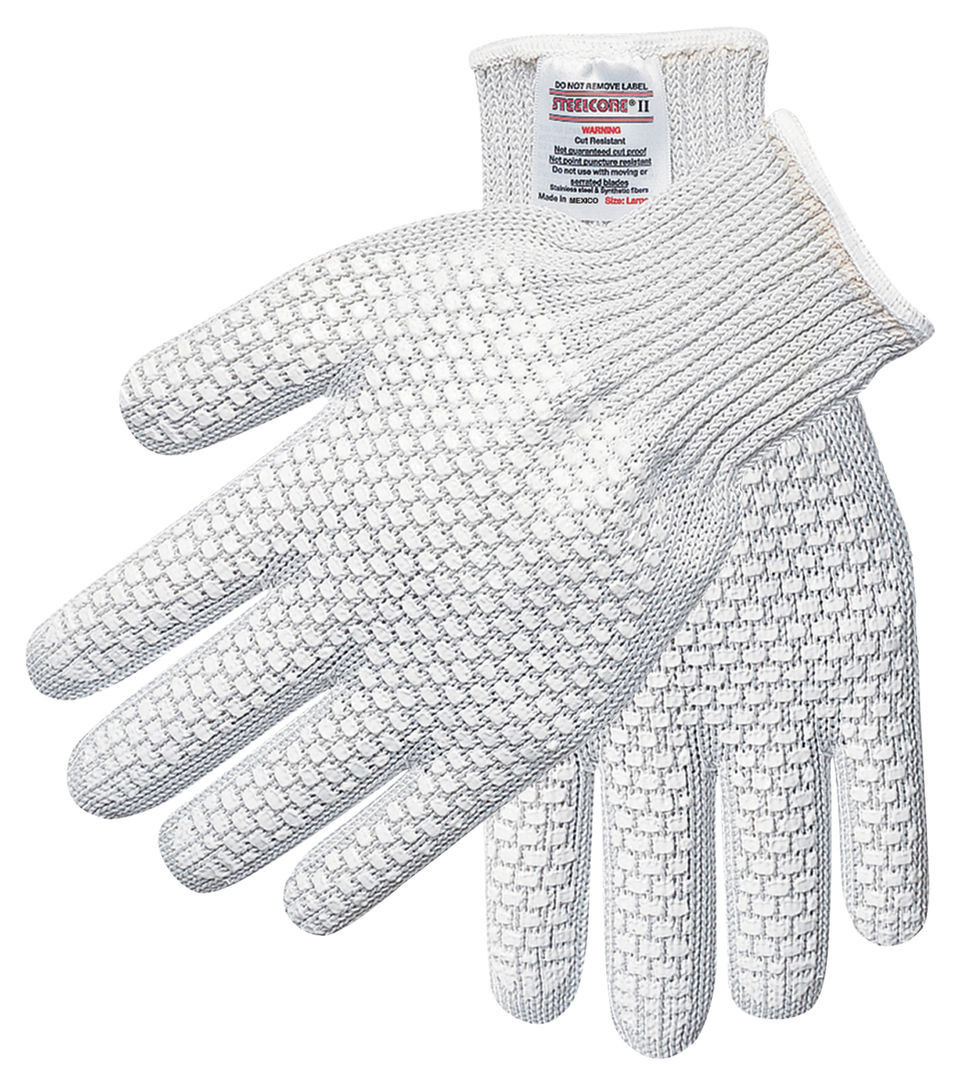 MCR Safety 9382XL Cut Resistant Gloves, ANSI A9, PVC Coated