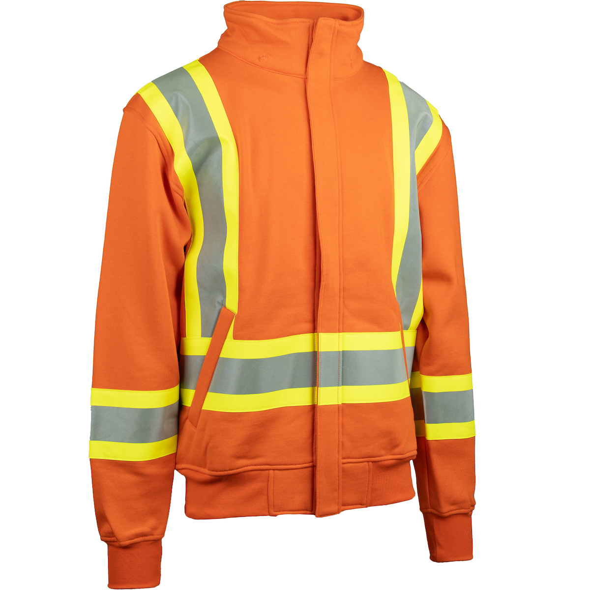 PIP 385-1226FR FR Jackets, AR/FR Fleece Zip Hoodie, X backed tape