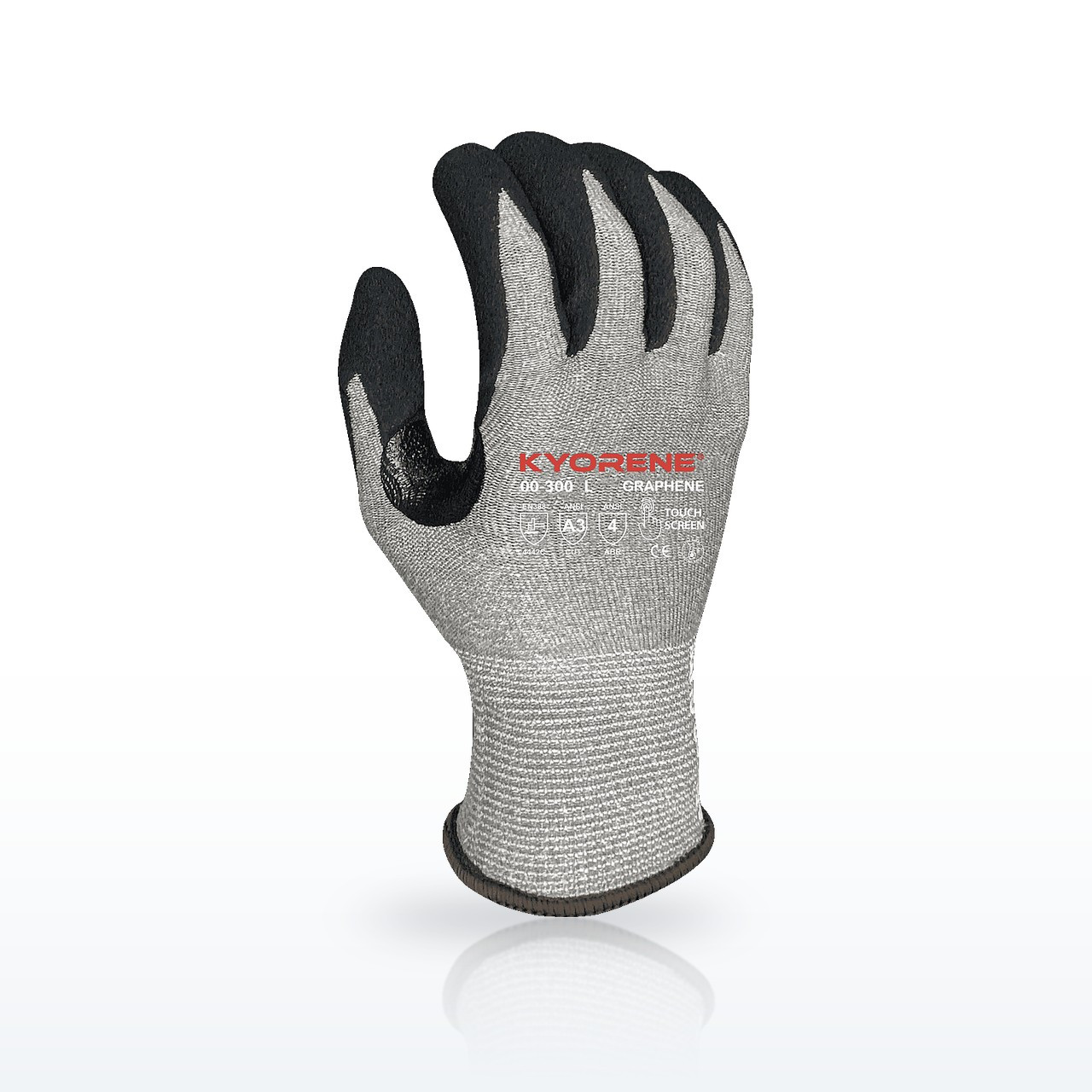 Armor Guys 00-300 Cut Resistant Gloves, ANSI A3, Foam Nitrile Coated