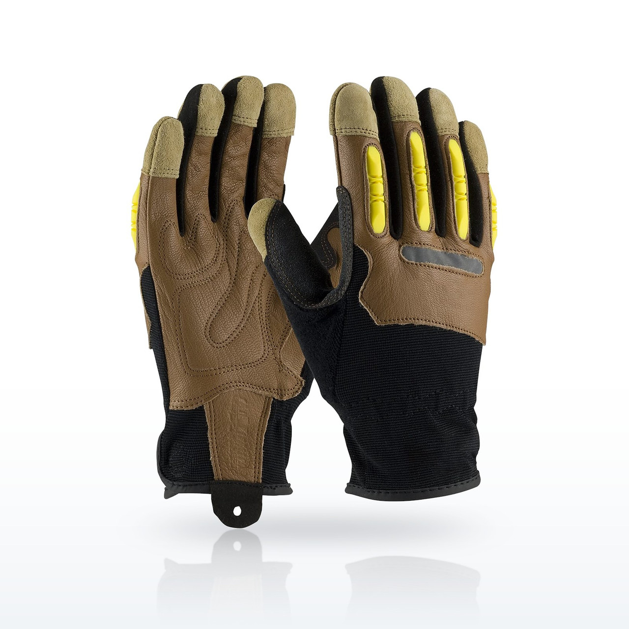 PIP 120-4200 Goatskin Leather Palm Glove, ANSI A1