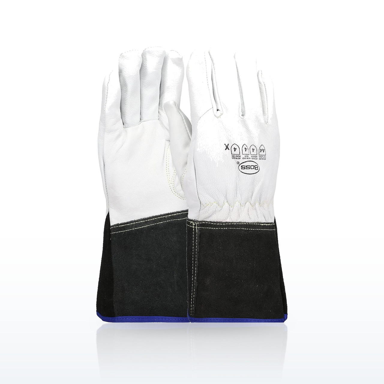Boss 1JL4061CG Premium Top Grain Goatskin Leather Drivers Glove, ANSI A4