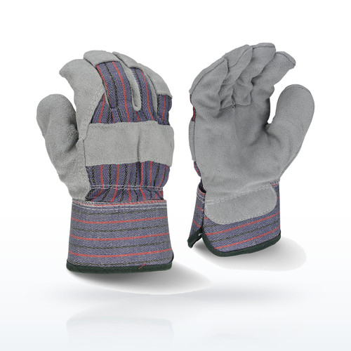 Radians RWG3205 Fleece Lined Regular Shoulder Gray Split Cowhide Leather Glove