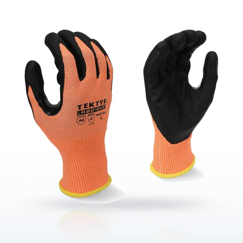 Radians RWG705 Cut Resistant Gloves, ANSI A4, Foam Nitrile Coated