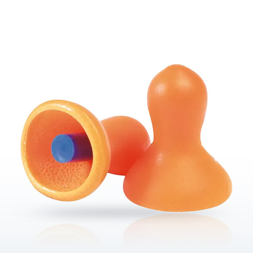 Howard Leight Quiet Bell Shape Reusable PVC Earplugs, NRR 26