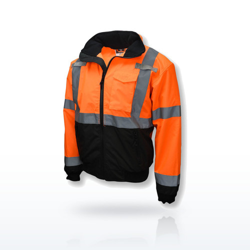 Radians SJ110B Class 3 Two-in-One High Visibility Bomber Safety Jacket