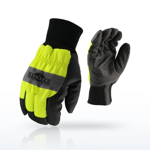 Radians RWG800 Cold Weather Gloves, Radwear Silver Series High Visibility