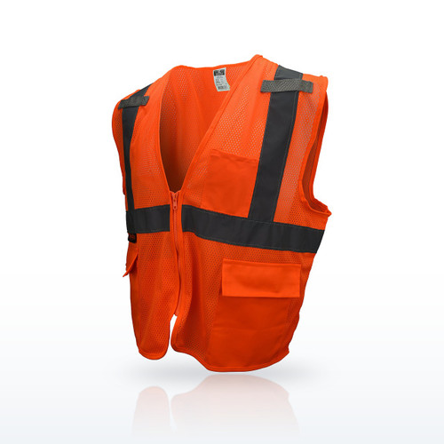 Radians SV27 Hi-Vis Vests, Mesh Economy Type R Class 2 Mesh Safety Vest