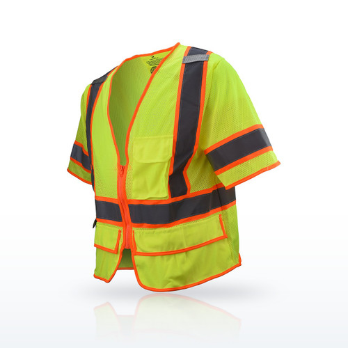 Radians SV2725-3 Hi-Vis Vests, Type R Class 3 Self Extinguishing Multipurpose