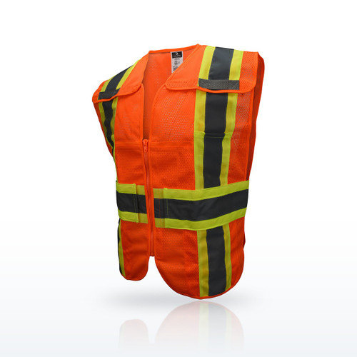 Radians SV24-2 Type R Class 2 Breakaway Expandable Two Tone Mesh Safety Vest
