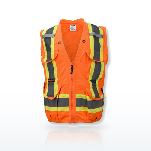 Radians SV030X-2 Hi-Vis Vests, Heavy Duty 10-Pocket Cruiser Vest