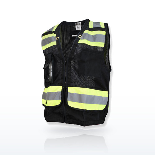 Radians SV59-1 Type O Class 1 Heavy Duty Surveyor Safety Vest with Zipper
