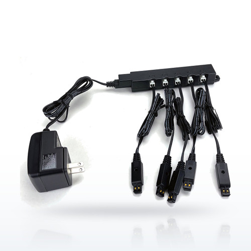 RKI Instruments 49-0134 Batteries & Chargers, 5-Port Multi-Unit AC Adapter VAC