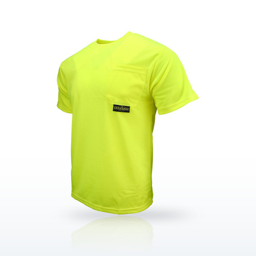 Radians ST11-N Hi-Vis Shirts, Non-Rated Short Sleeve Safety T-Shirt, Max-Dri