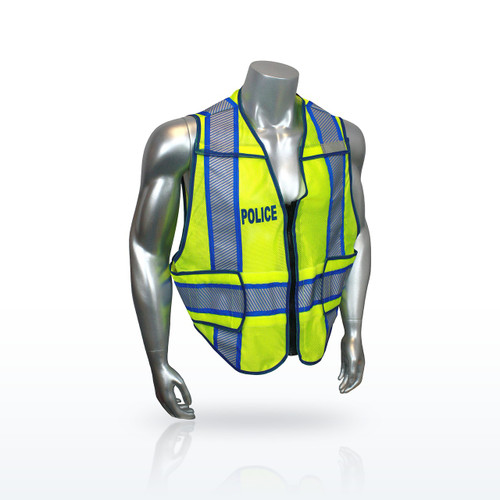 Radwear USA LHV-207ZRCTAR-POL Hi-Vis Vests, Police Type P Breakaway Vest