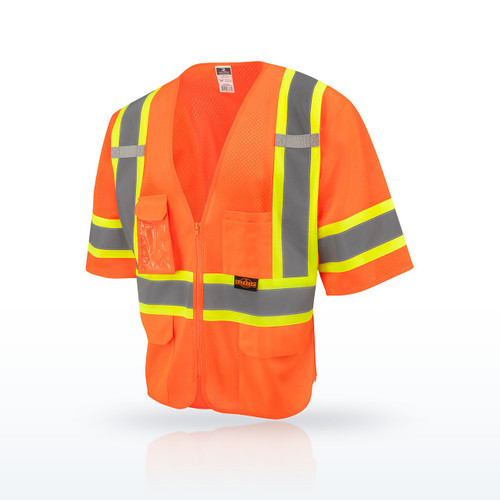 Radians SV232-3 Hi-Vis Vests, Two Tone Surveyor Type R Class 3 Mesh Safety Vest