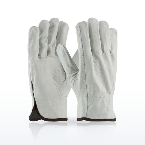 Regular Grade Top Grain Cowhide Leather Drivers Glove - Keystone Thumb, 68-163