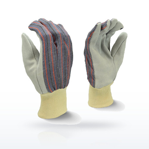 Radians RWG3010 Economy Shoulder Gray Split Cowhide Leather Glove
