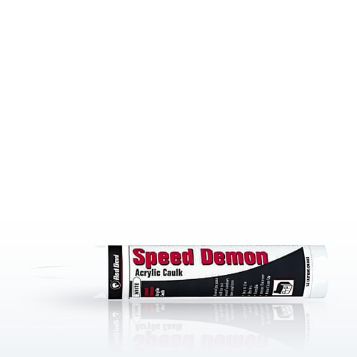 Red Devil 0736 Sealants, Speed Demon Acrylic Caulk, 10.1 oz Cartridge